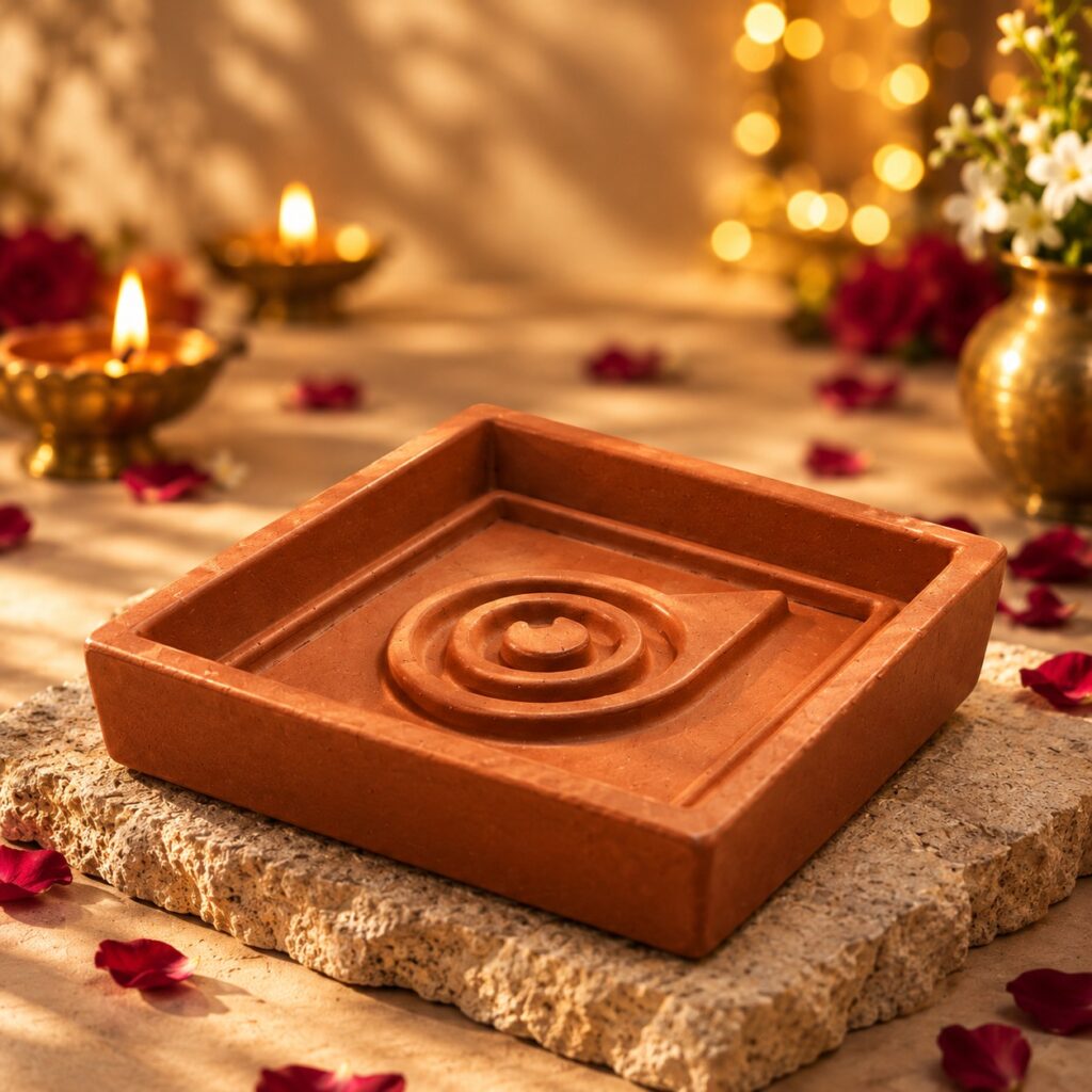 Dhrishti Heat-Safe Terracotta Plate